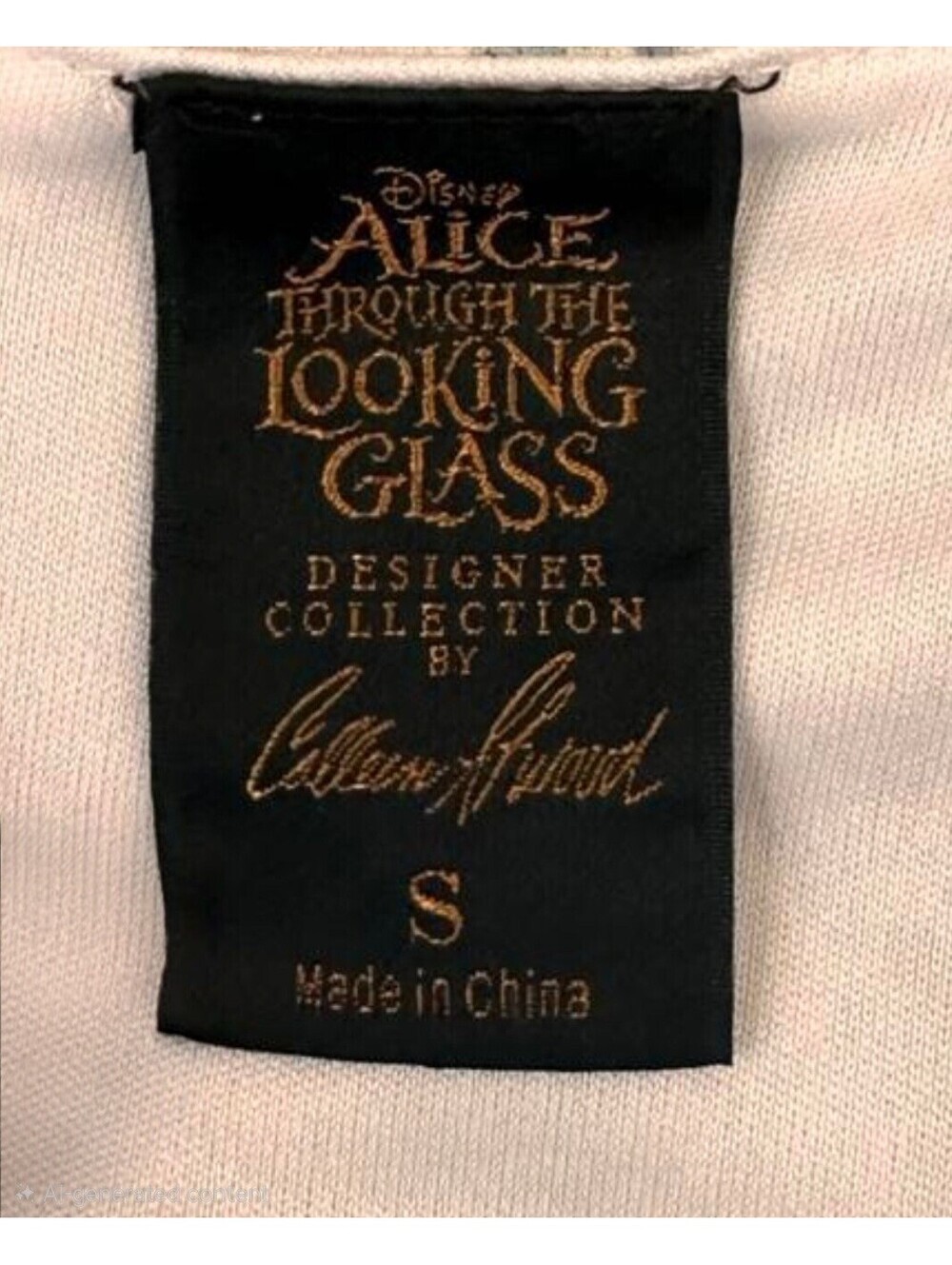 Disney Alice Through the Looking Glass Floral Dress Women's Small - Picture 3 of 9